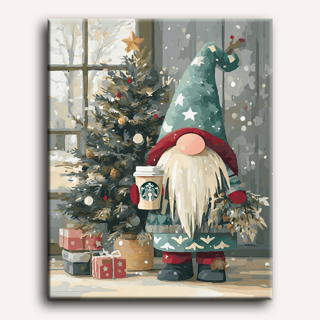 Festive Gnome & Holiday Joy - Detail 2