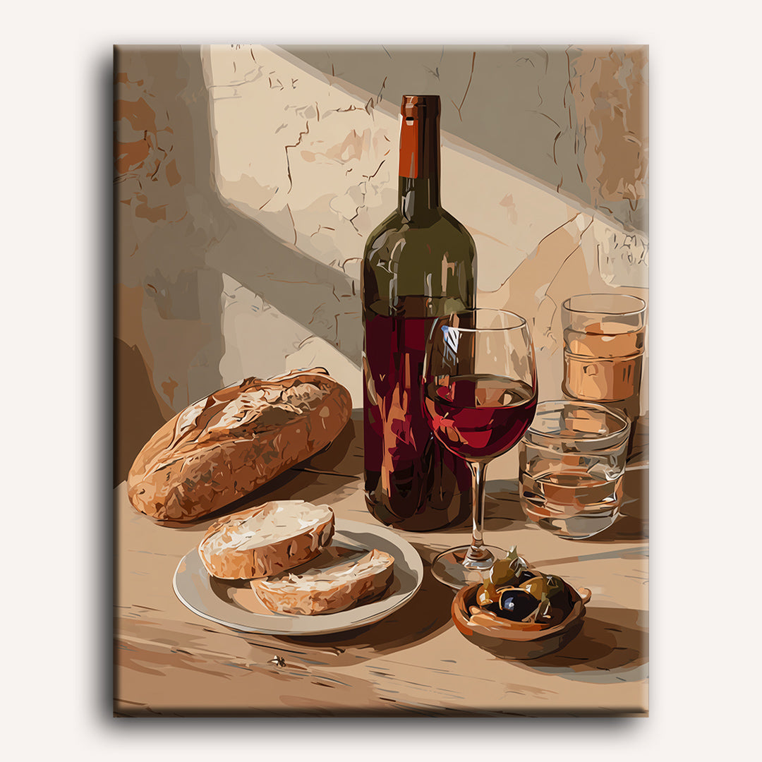 Tuscan Feast | Paint by Numbers - Detail 2