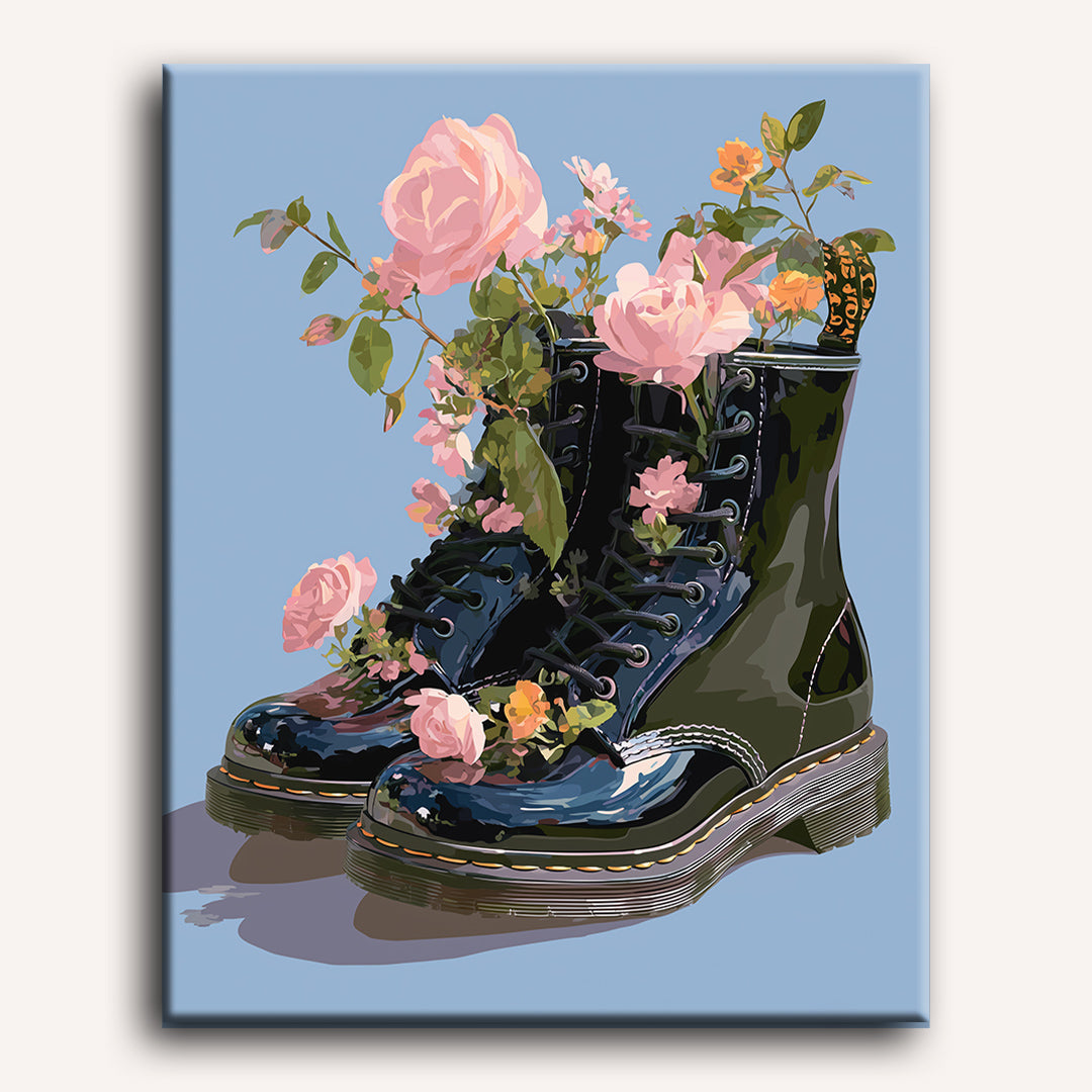 Wildflowers & Boots Artistic Mix - Detail 2