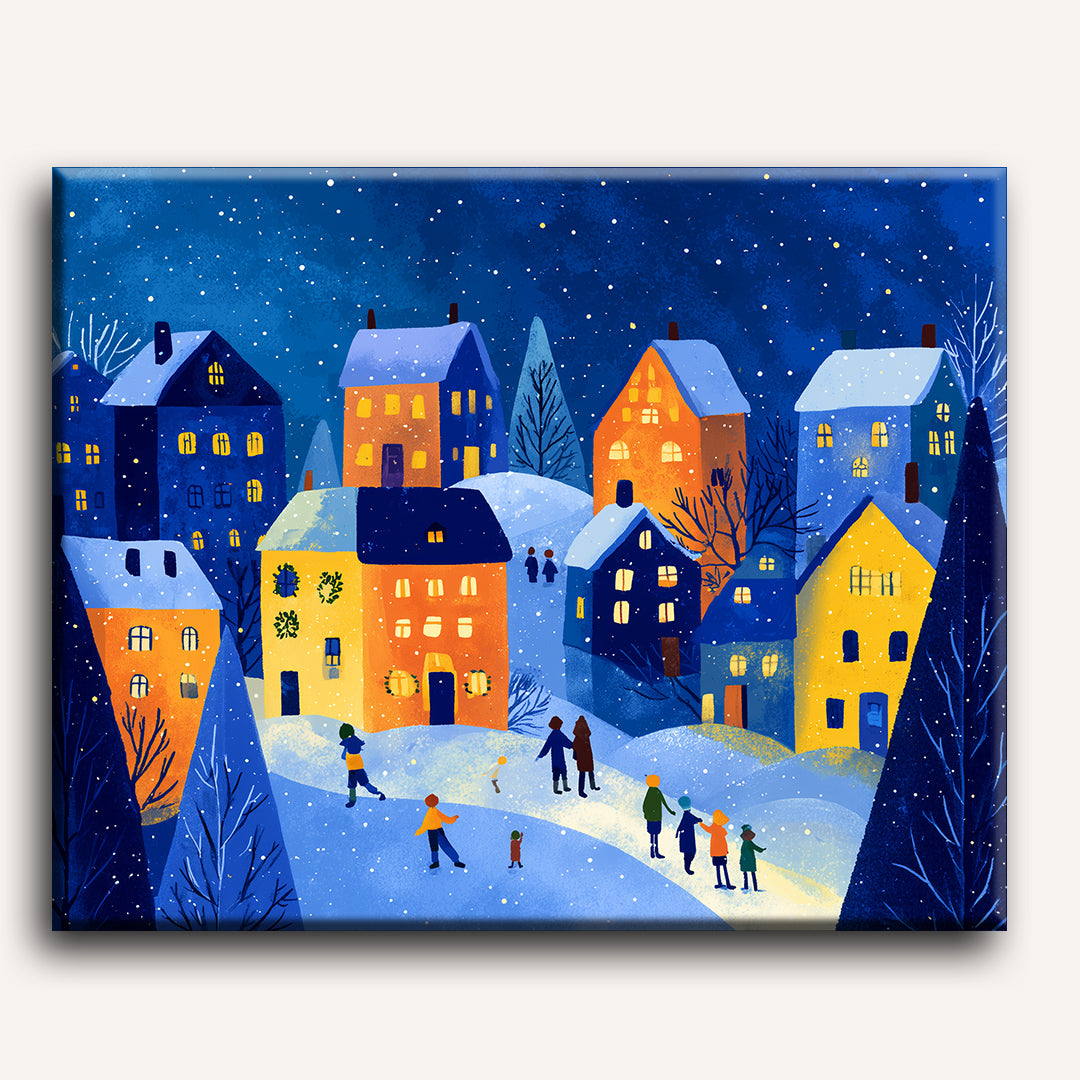 Twilight Village: Winter Lights Scene - Detail 2