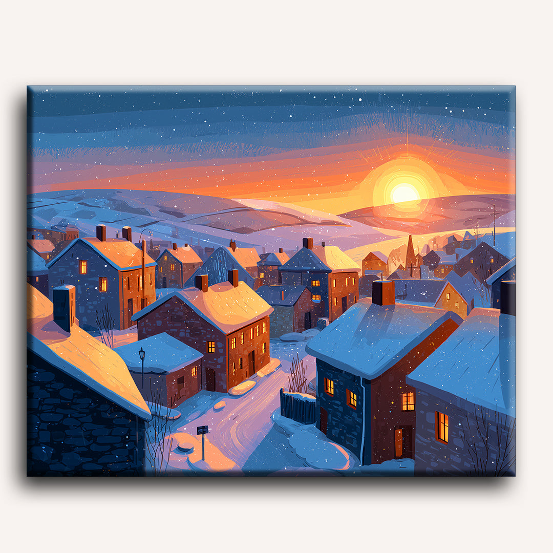 Winter Village Glow - Detail 2