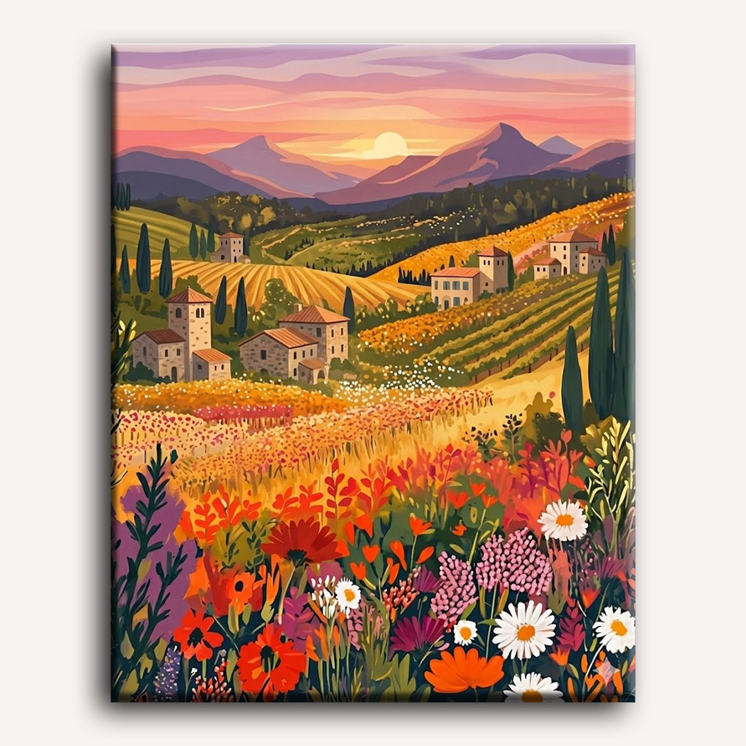 Wildflower Meadow | Paint by Number - Detail 2